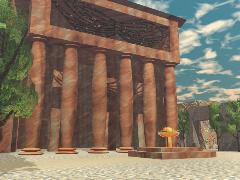 The temple to Falcona in Chikirmo, the main city of Groyga
